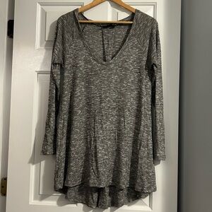 V-Neck Sweater Dress